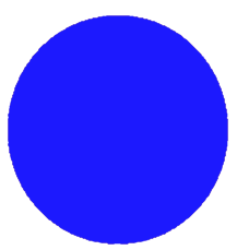 blue circle