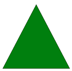 green triangle