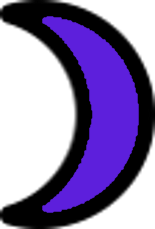 purple crescent